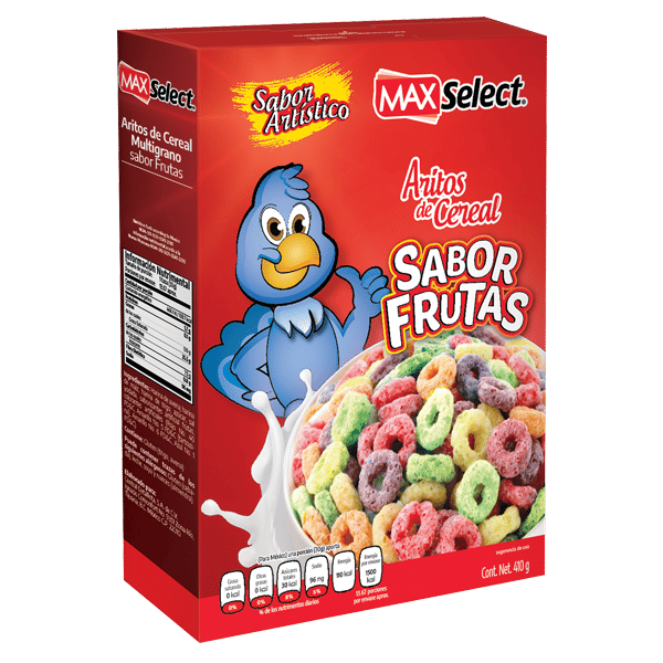Cereal Aros De Frutas Max Select 410gr