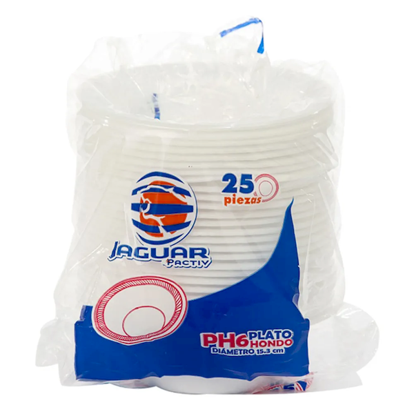 Plato Foam Bowl Chico Jaguar 25.0 Pza