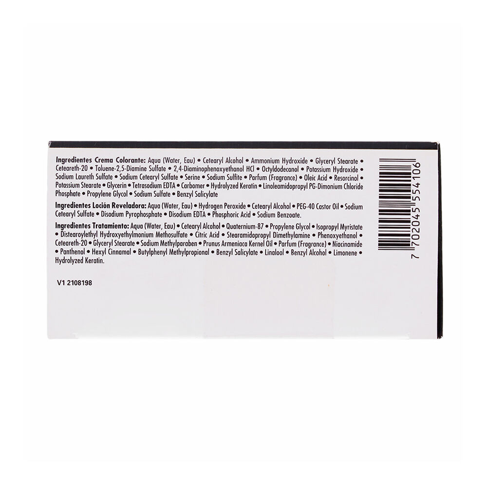 Tinte Cabello Negro Azulado #1 1 Palette 1.0 Pza