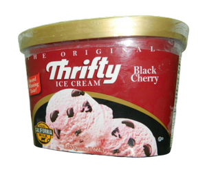 Ice Cream Black Cherry Thrifty 1.66 Lt