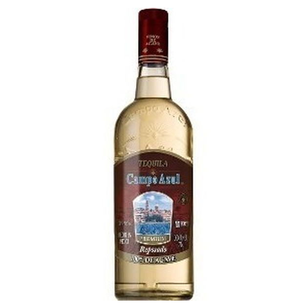 Tequila Premium 100% Agave Campo Azul 1.0 Lt
