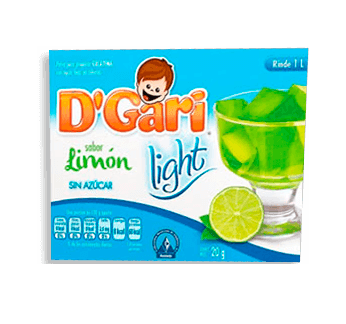 Gelatina Light De Limon Dgari 20.0 Gr