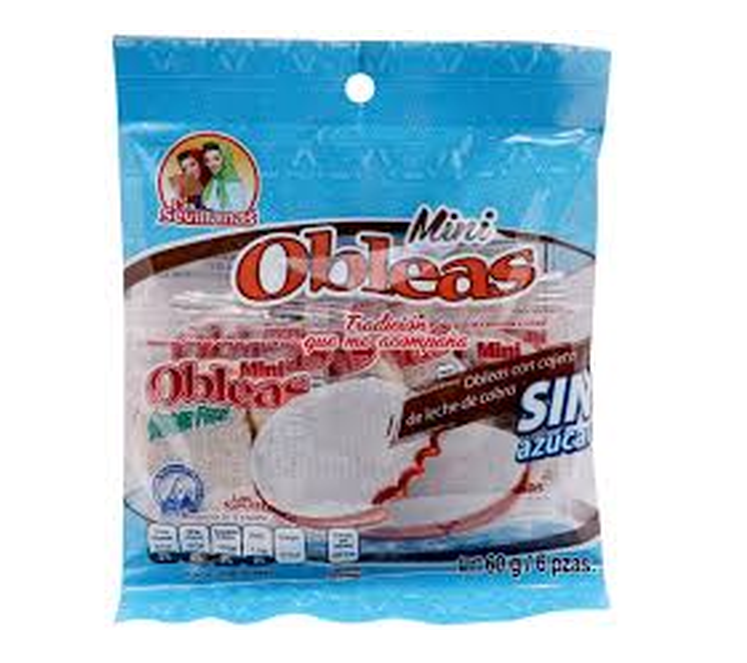 Mini Oblea Sugar Free Las Sevillanas 6.0 Pza