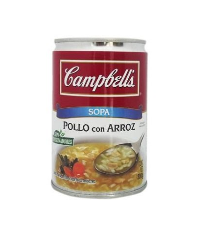 Sopa Pollo Con Arroz Campbells 298.0 Gr