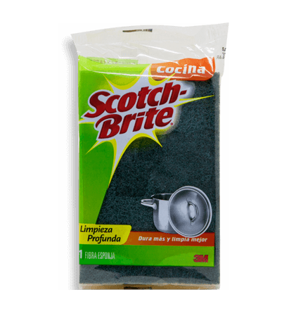 Fibra Esponja Chica 64x100 Scotch Brite 1.0 Pza