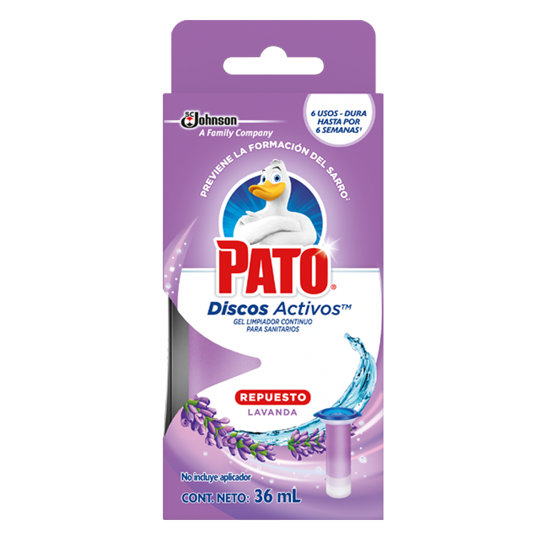 Pastilla Sani Rep Lav 6 Discos Pato 1pz