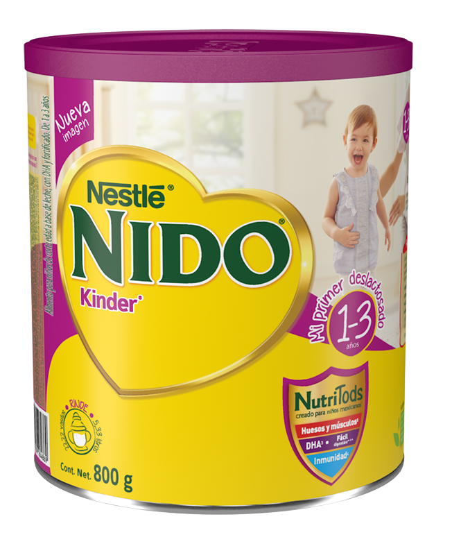 Alimento Lact Kinder Deslact 1 3 Años Nido 800.0 Gr