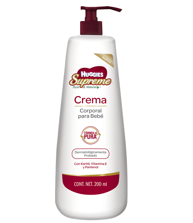 Crema Corporal Para Bebe Huggies Supreme 200.0 Ml