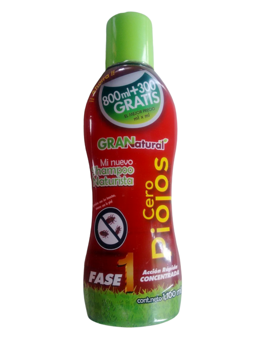 Shampoo Cero Piojos Granatural 1100.0 Ml