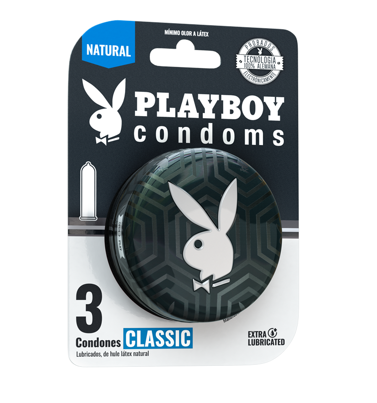 Preservativo Clasico Playboy 3.0 Pza