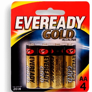 Pilas Aa Bp4 Eveready Gold 4.0 Pza