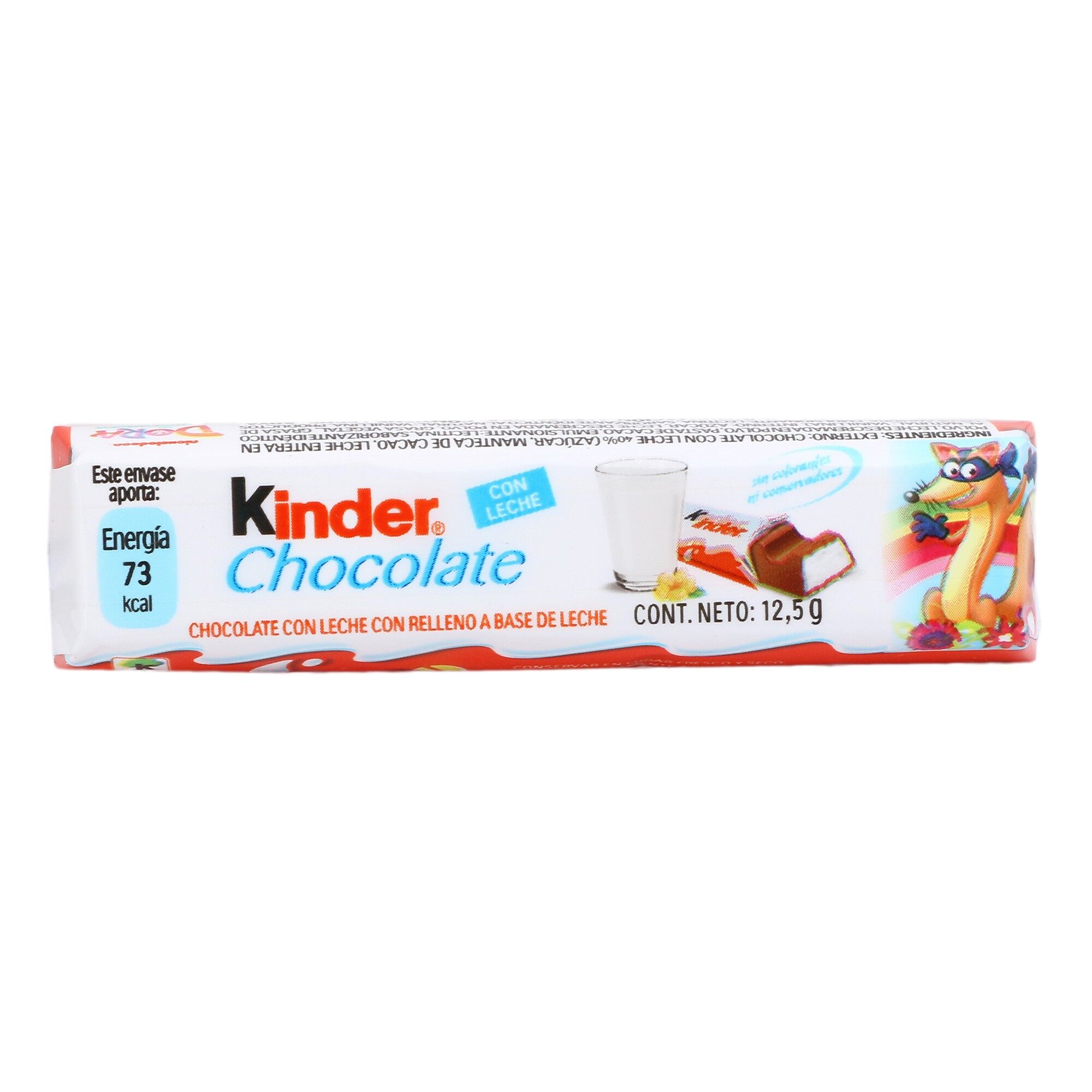 Chocolate Con Leche Kinder 12.6 Gr