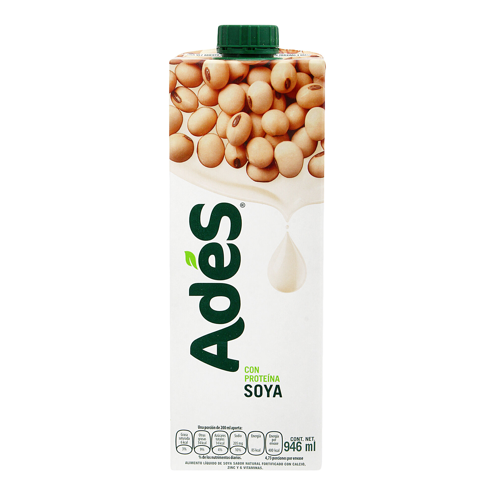 Bebida Soya Natural Ades 946.0 Ml