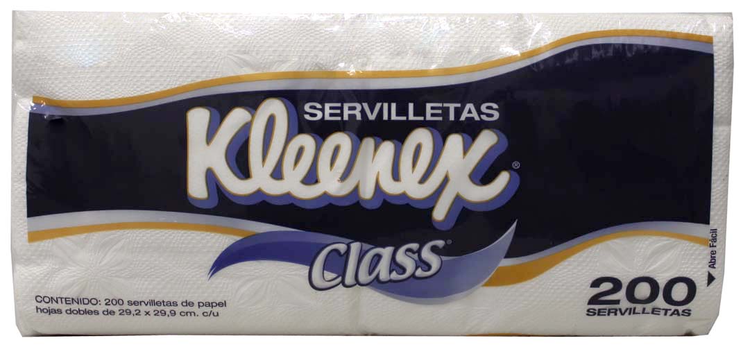 Servilletas Class Kleenex 200.0 Pza