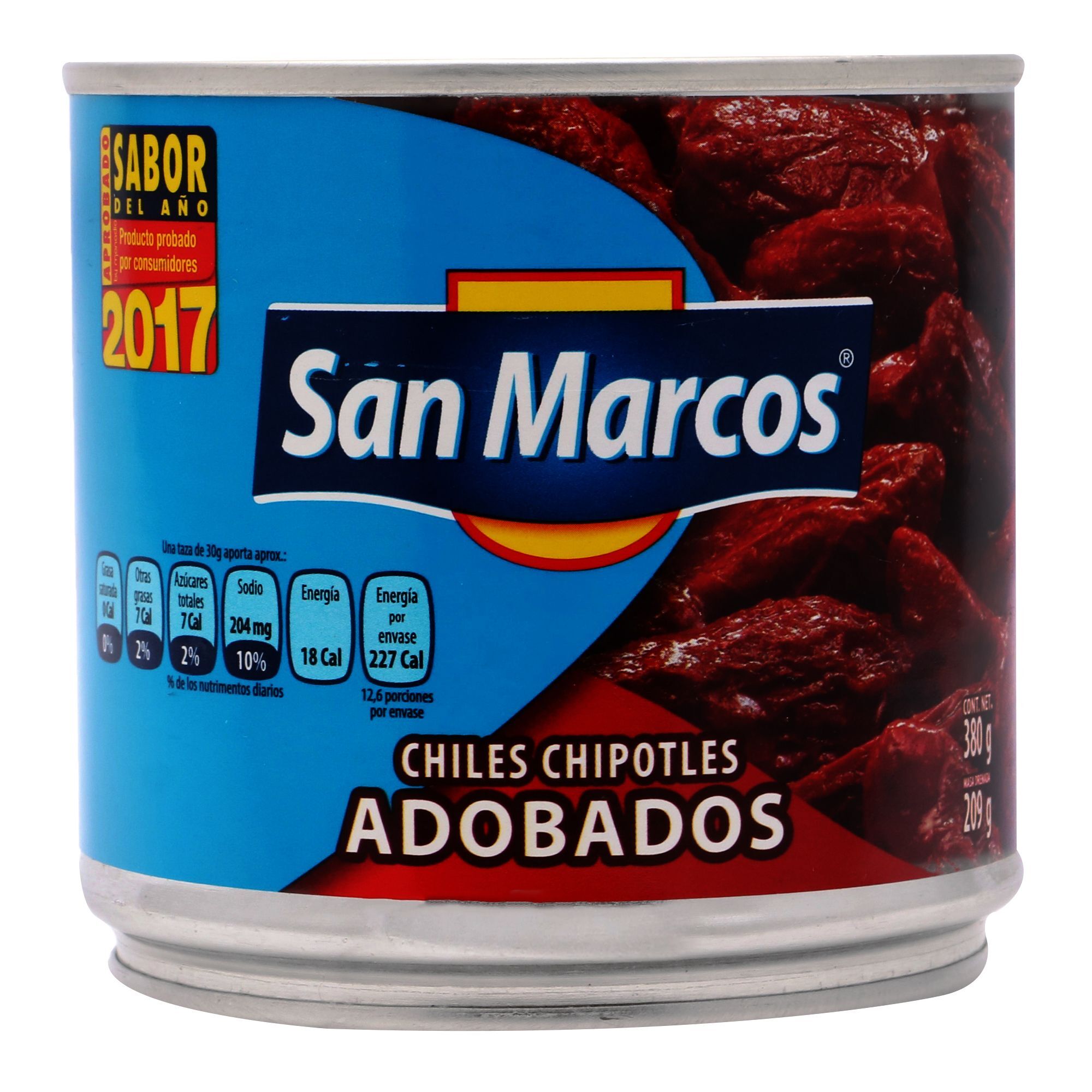 Chile Chilpotles Adobados San Marcos 380.0 Gr