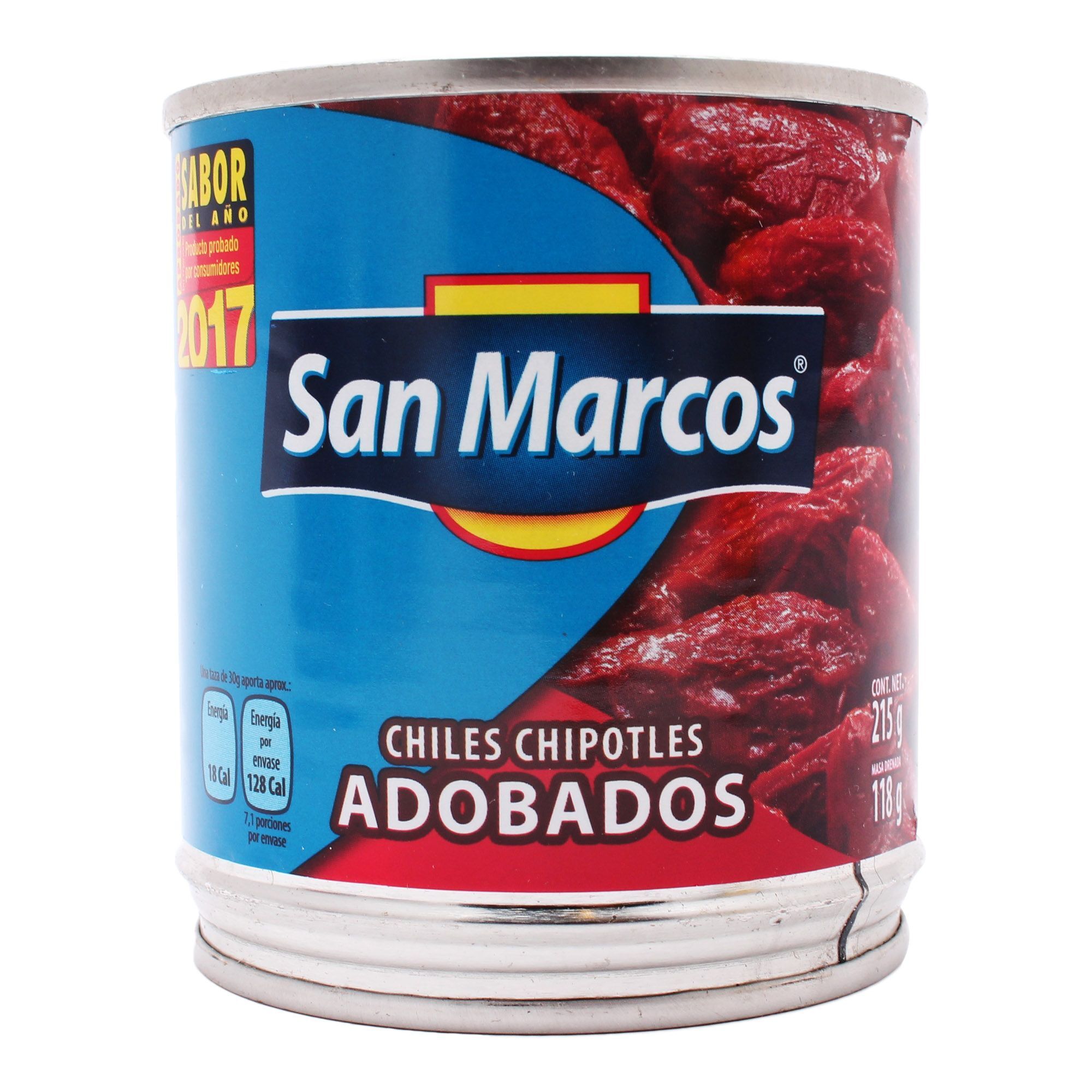Chile Chipotle Adobado San Marcos 215 Gr