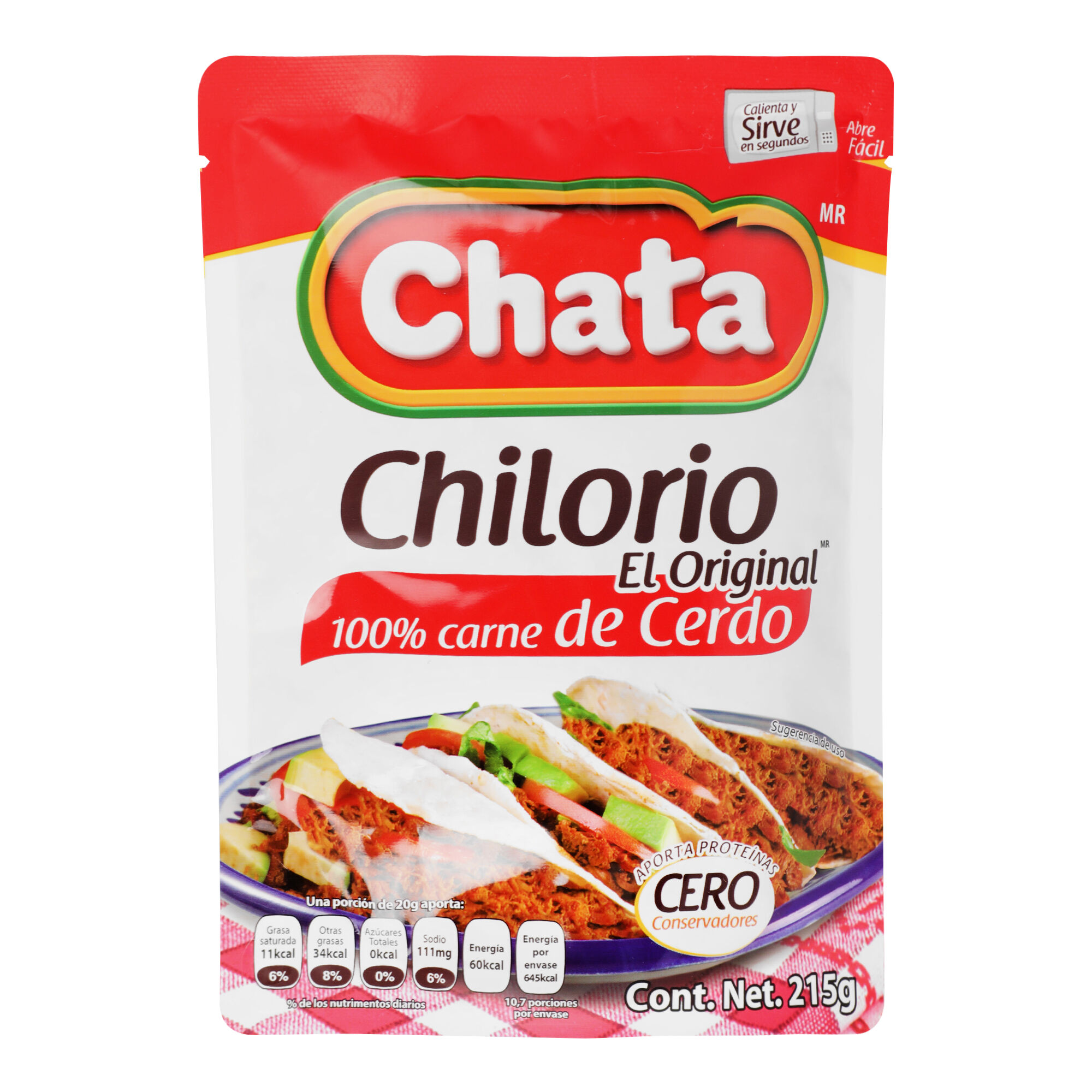 Chilorio El Autentico Chata 215.0 Gr