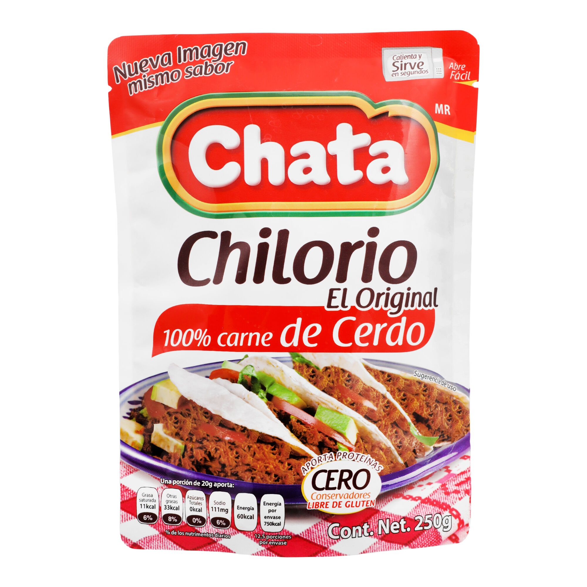 Chilorio De Cerdo El Auténtico Chata Pouch 215g