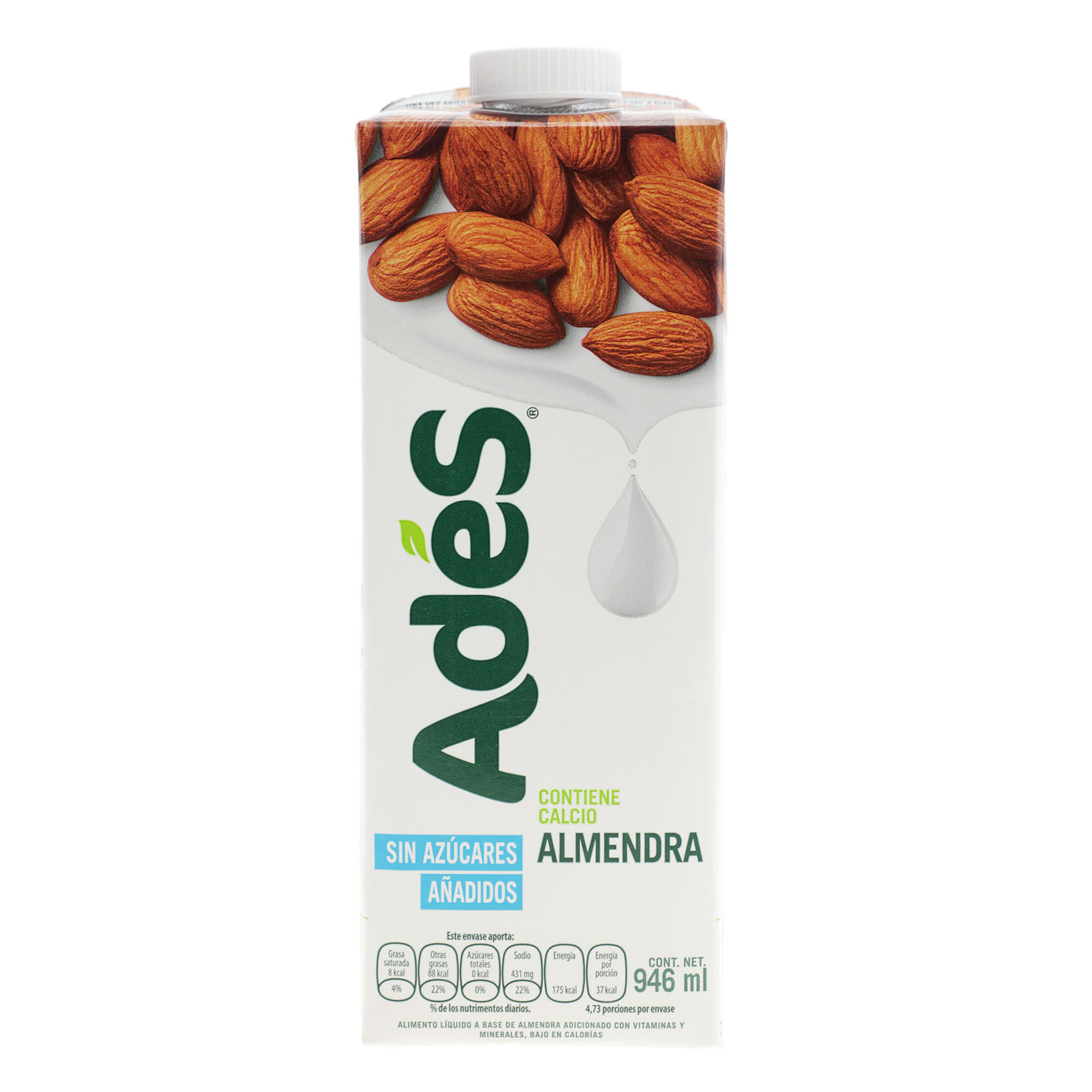 Bebida Soya Almendra Ades 946.0 Ml