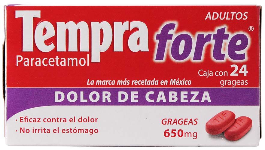 Forte 650 Mg. Tempra 24.0 Grag