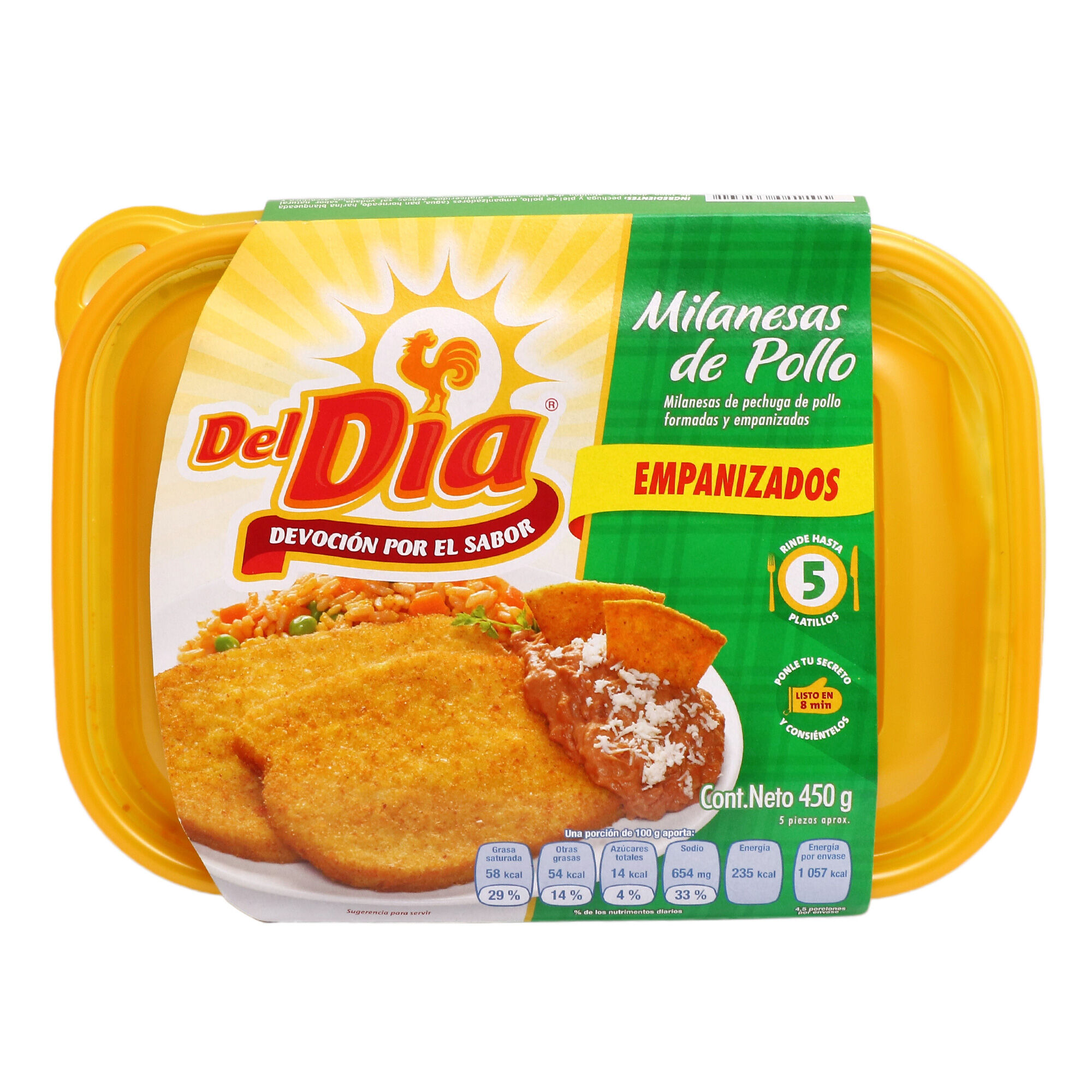 Milanesa De Pollo Del Dia 450.0 Gr