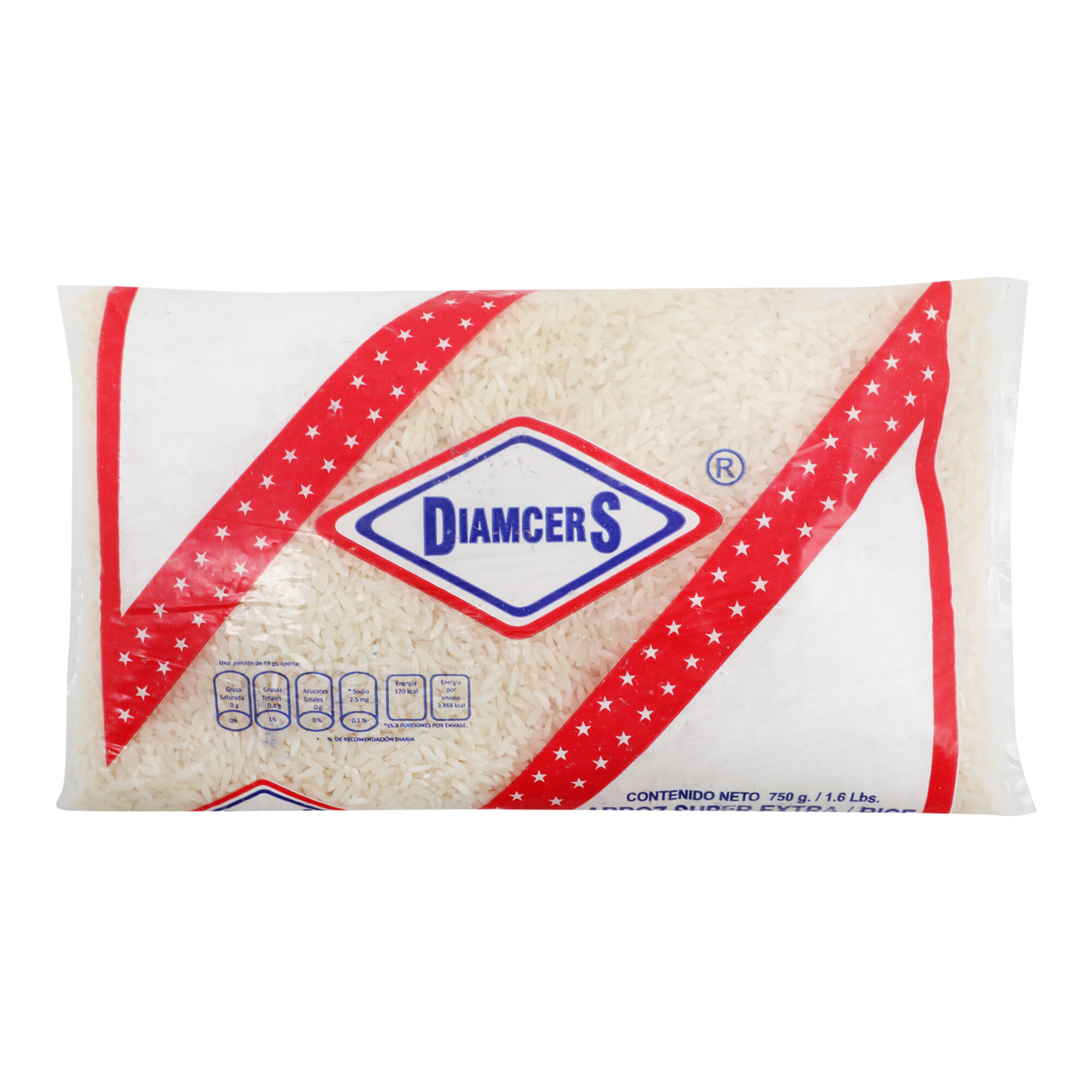 Arroz Super Extra Diamcers 750 0 Gr