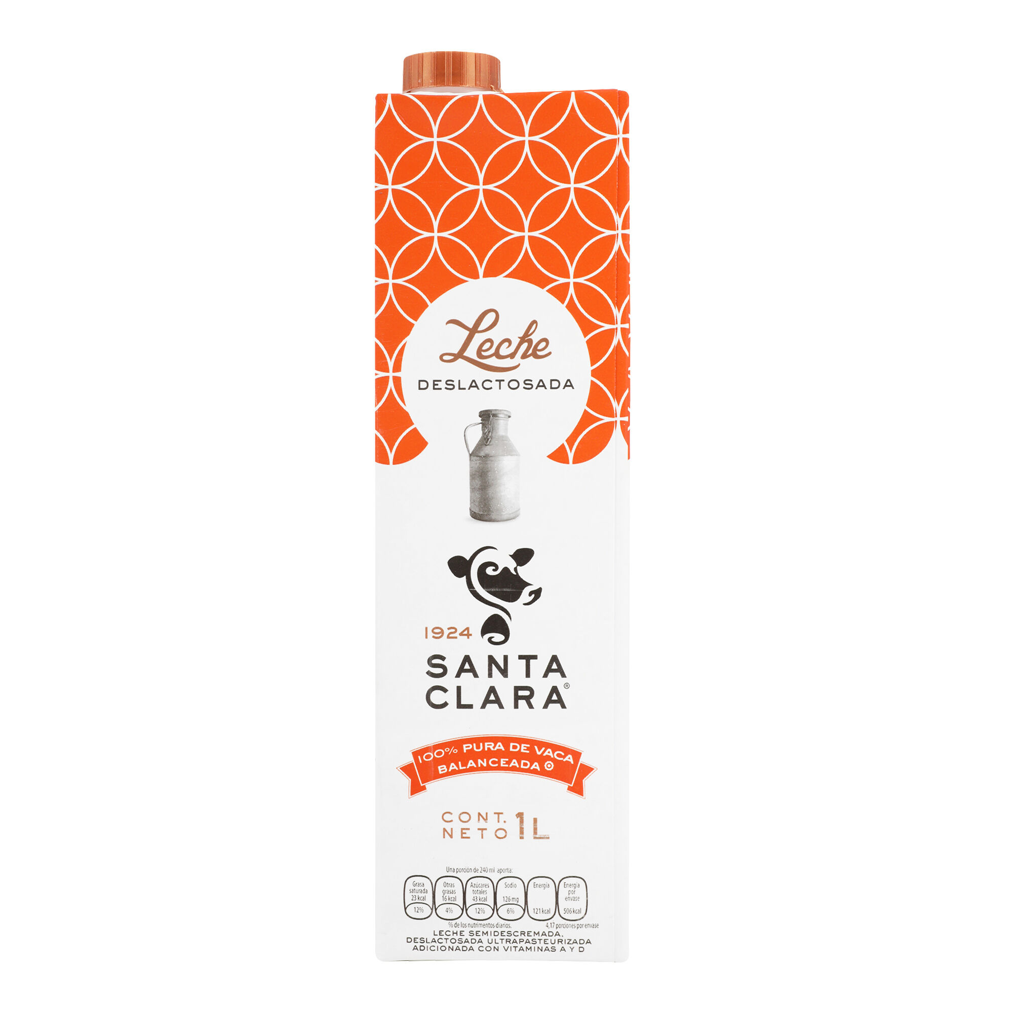 Leche Deslactosada Santa Clara 1.0 Lt