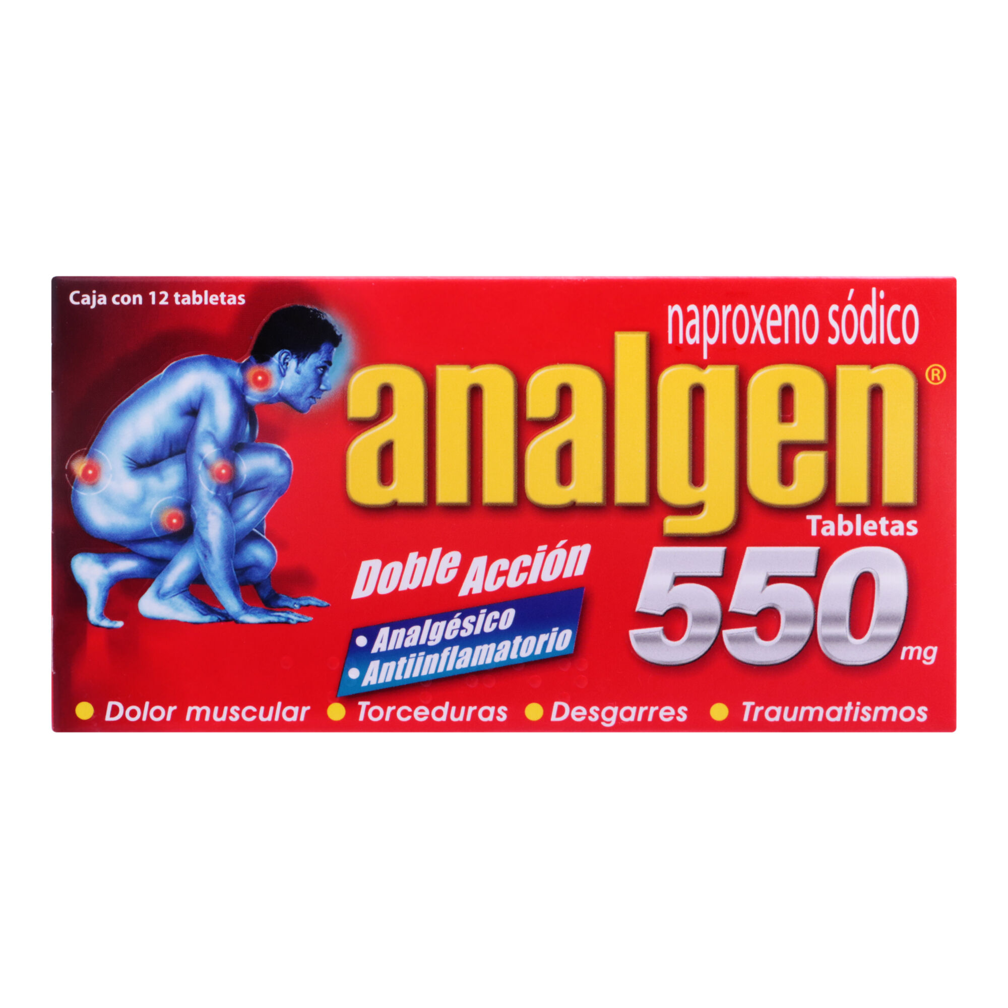 Naproxeno 550 Mg Analgen 12.0 Tab