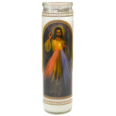 Veladora Sr De La Misricordia Rosita Luz Eterna 1.0 Pz