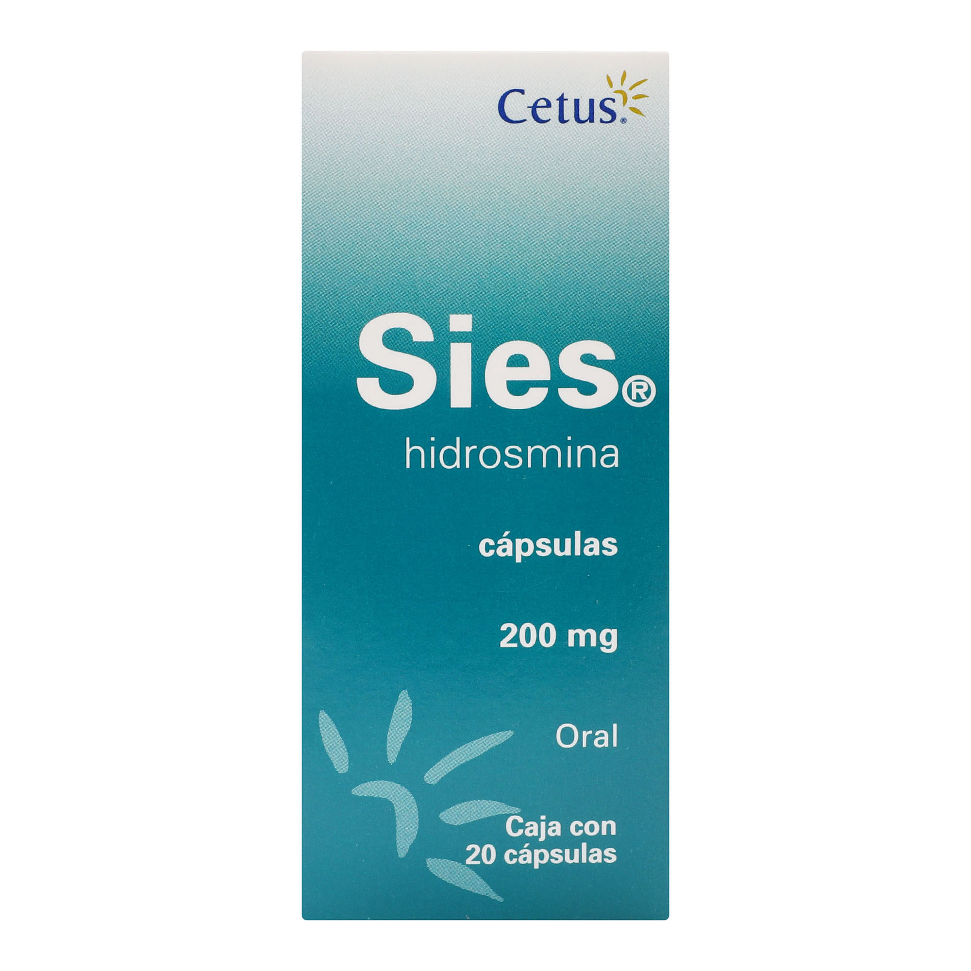 Hidrosmina 200 Mg. Sies 20 Cap