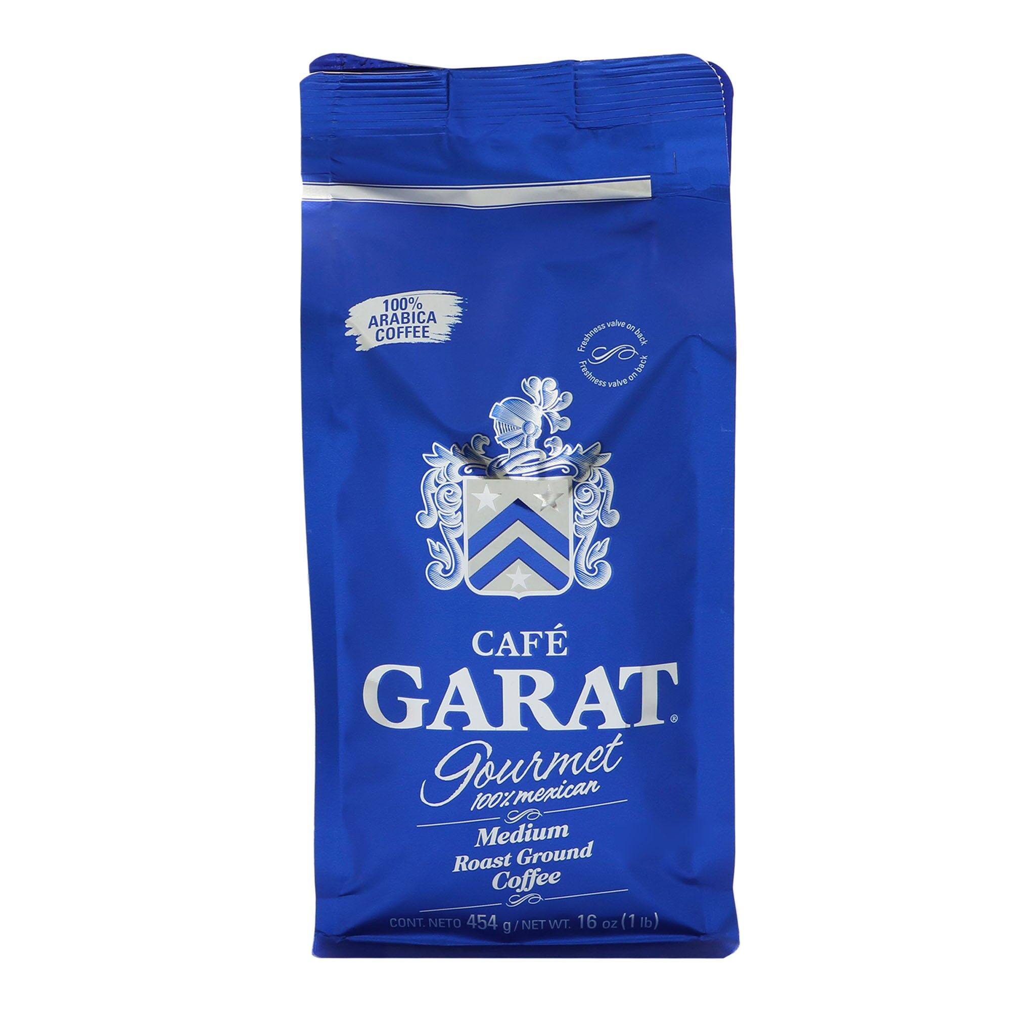 Cafe Puro Tostado Y Molido Garat 454 G