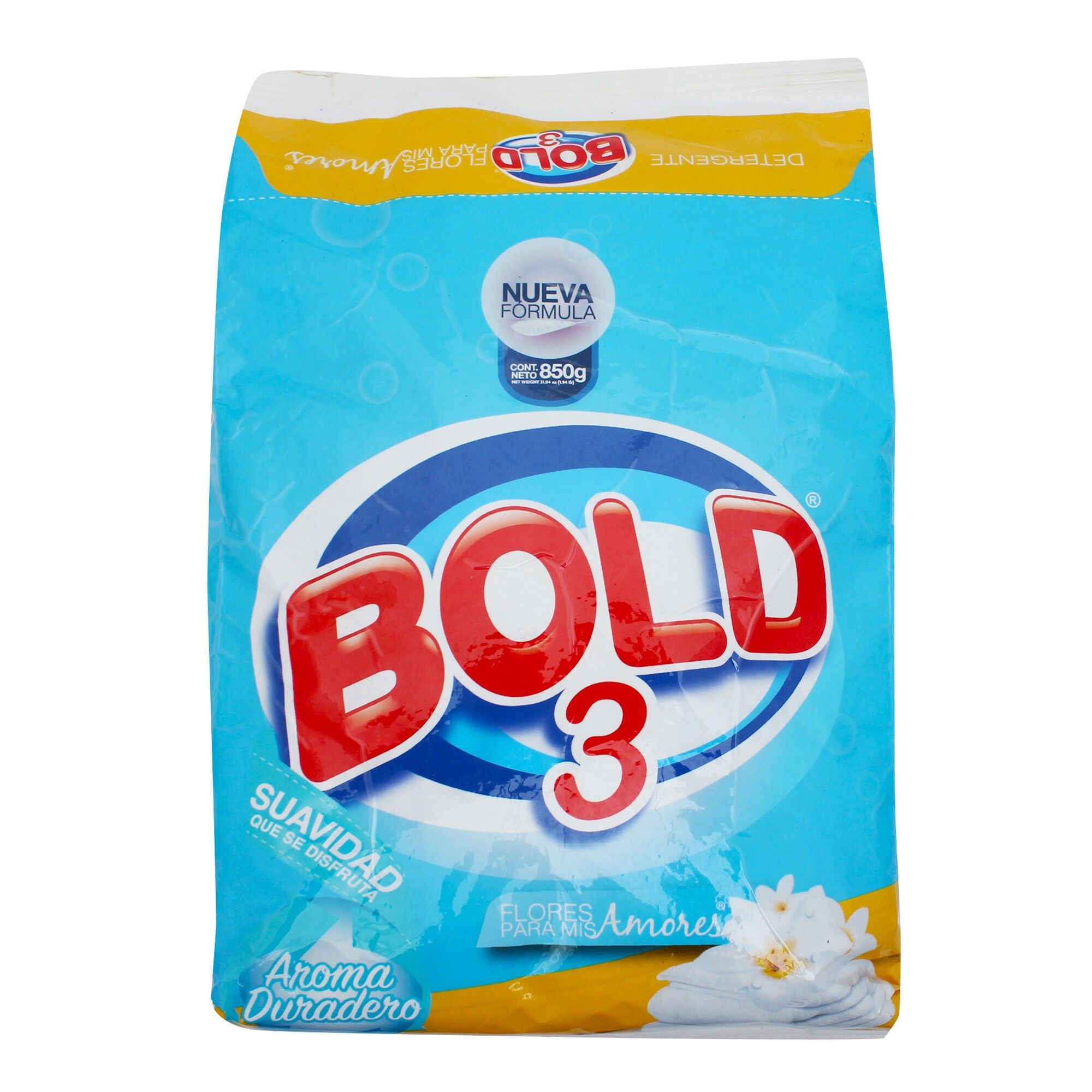 Detergente Polvo Flores Para Mis Amores Bold 850.0 Gr