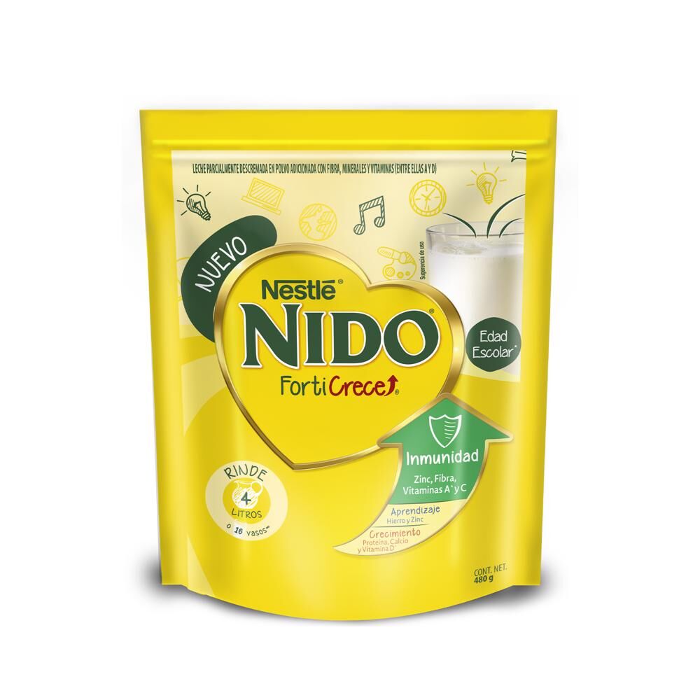 Alimento Lacteo Doy Pack Forticrece Nido 480.0 Gr