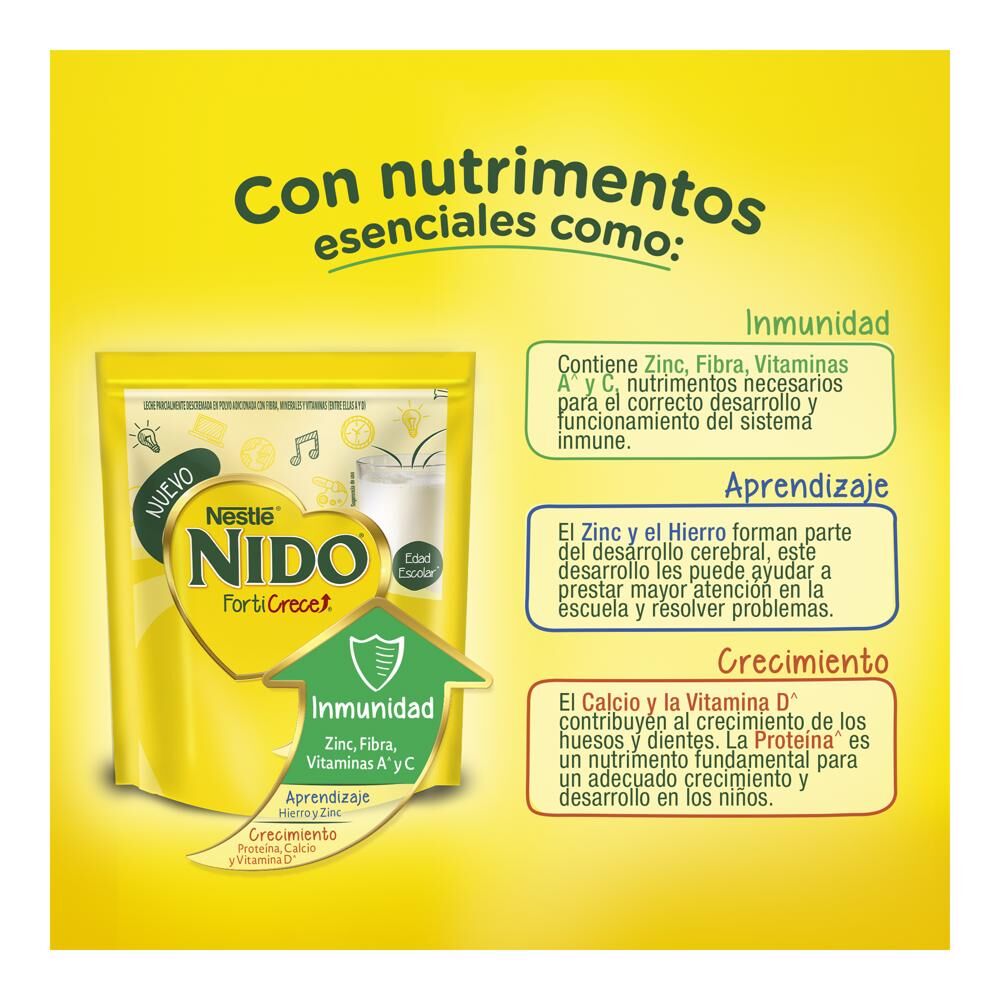 Alimento Lacteo Doy Pack Forticrece Nido 480.0 Gr