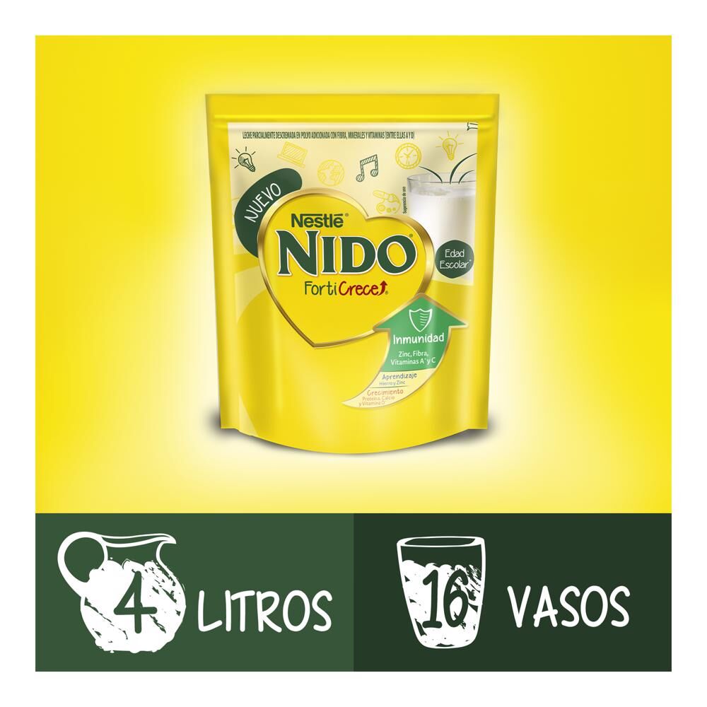 Alimento Lacteo Doy Pack Forticrece Nido 480.0 Gr
