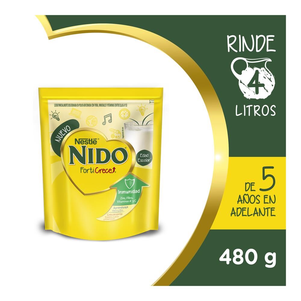 Alimento Lacteo Doy Pack Forticrece Nido 480.0 Gr