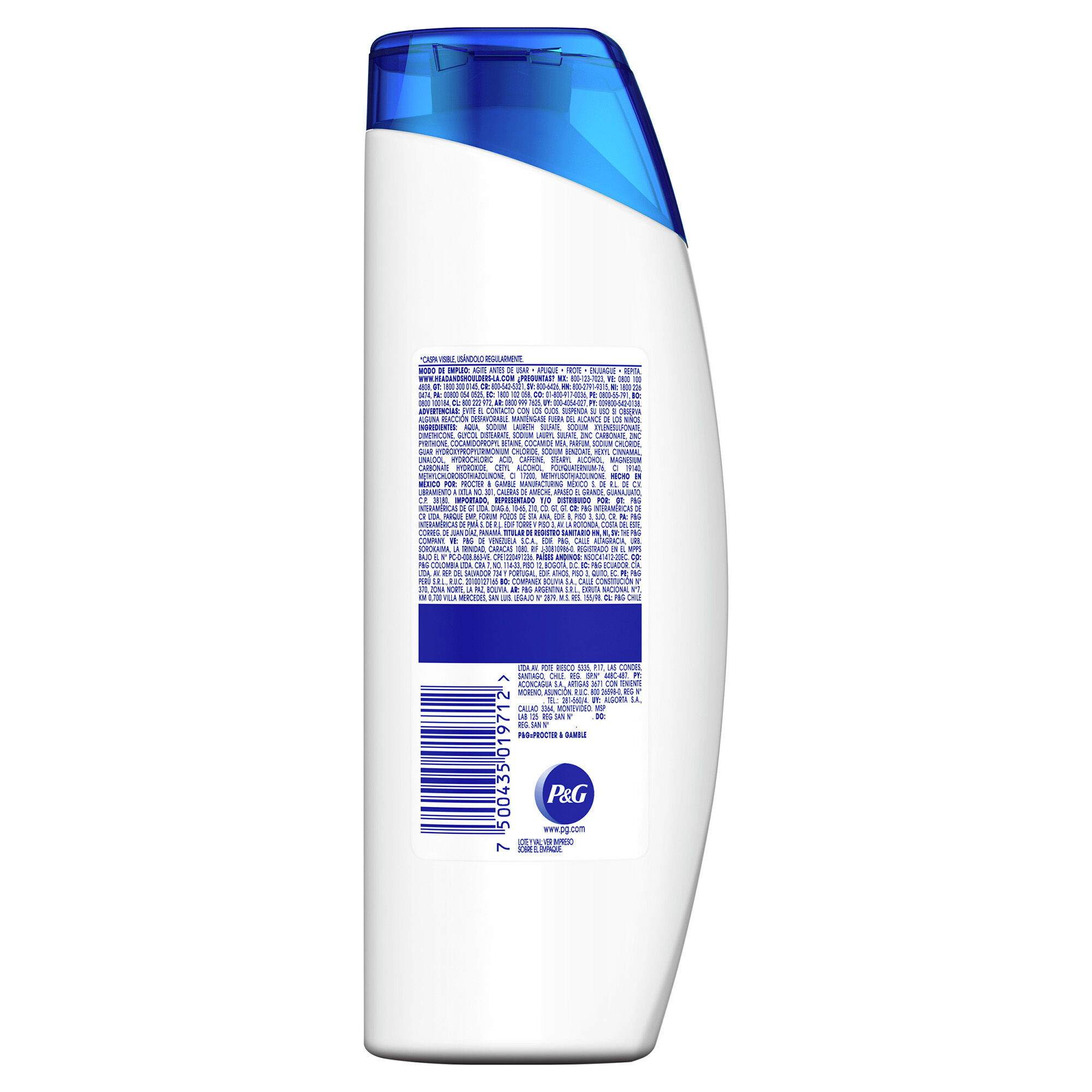 Shampoo Proteccion Caida Head&shoul 375.0 Ml