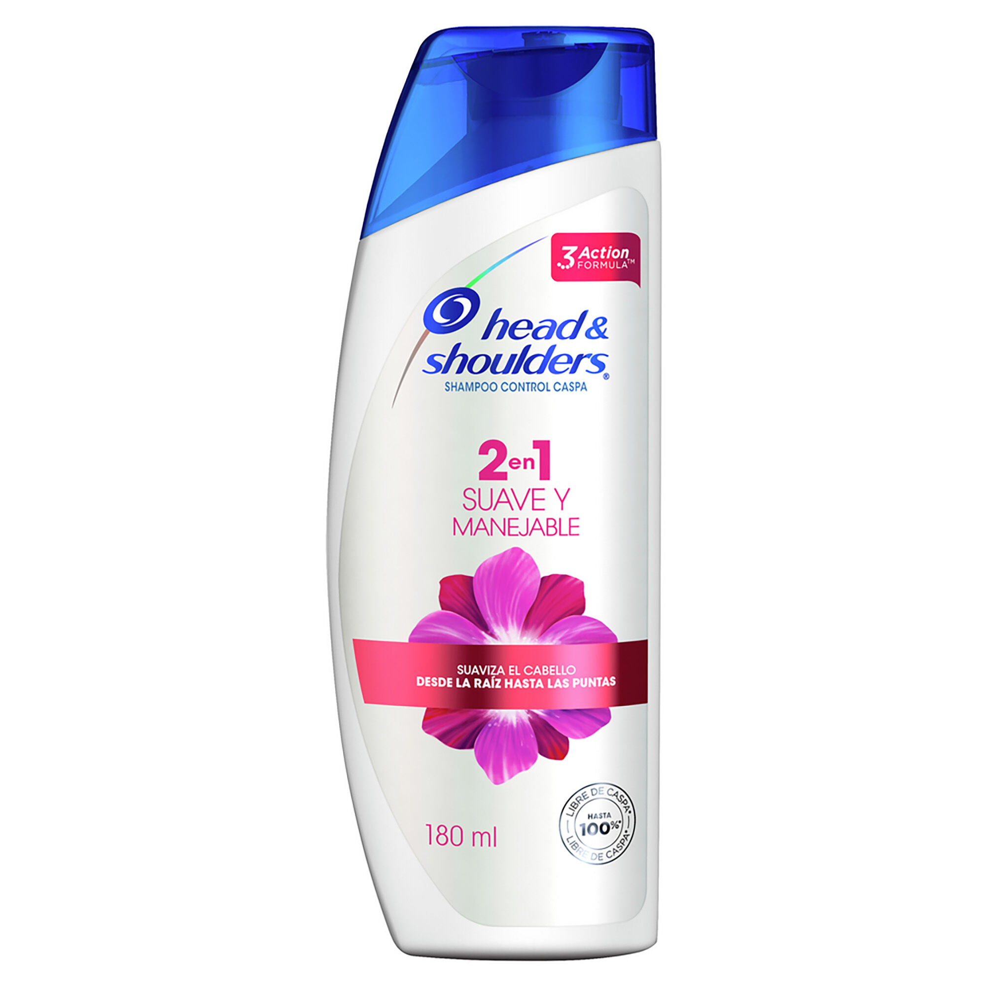 Shampoo 2 En 1 Suave Y Manejable Head&shoul 180.0 Ml