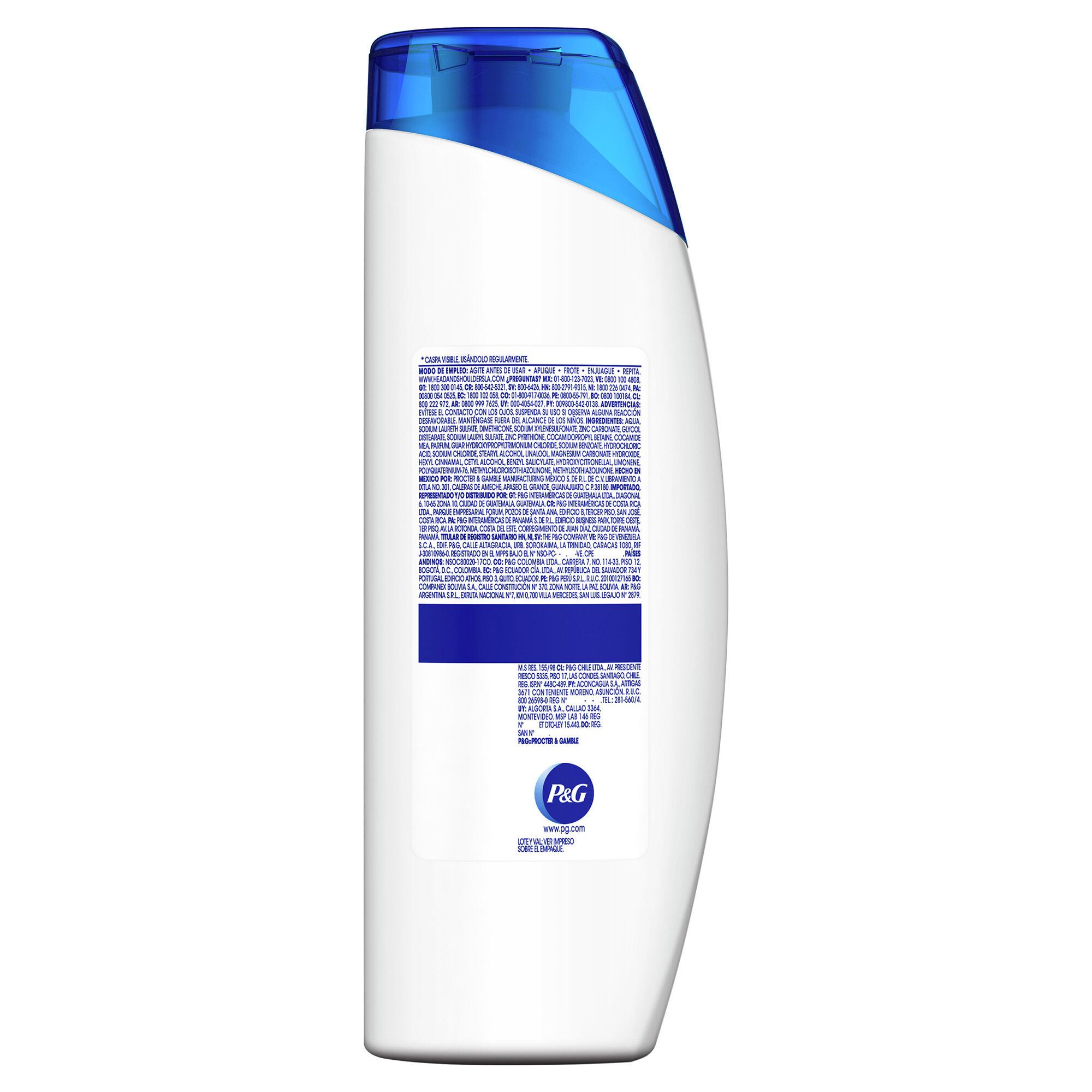 Shampoo 2 En 1 Suave Y Manejable Head&shoul 375.0 Ml