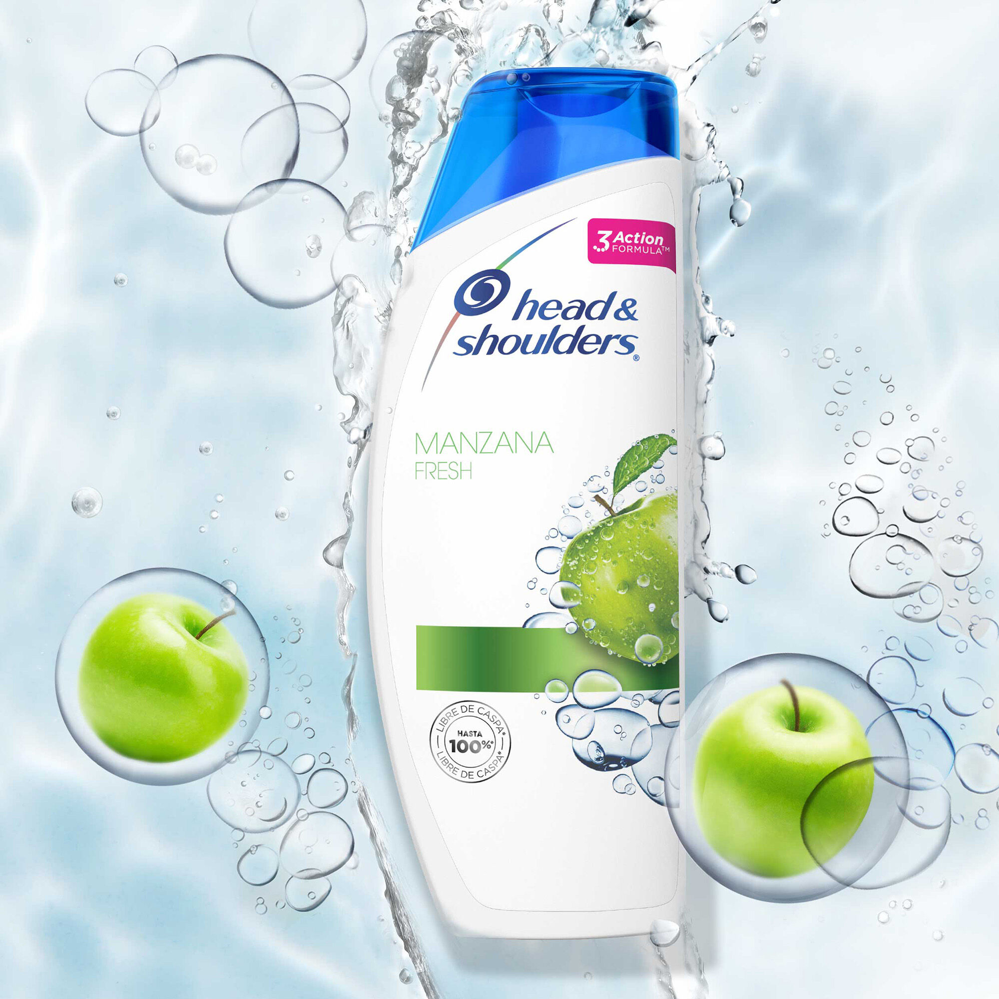 Shampoo Manzana Fresh Head&shoul 375.0 Ml
