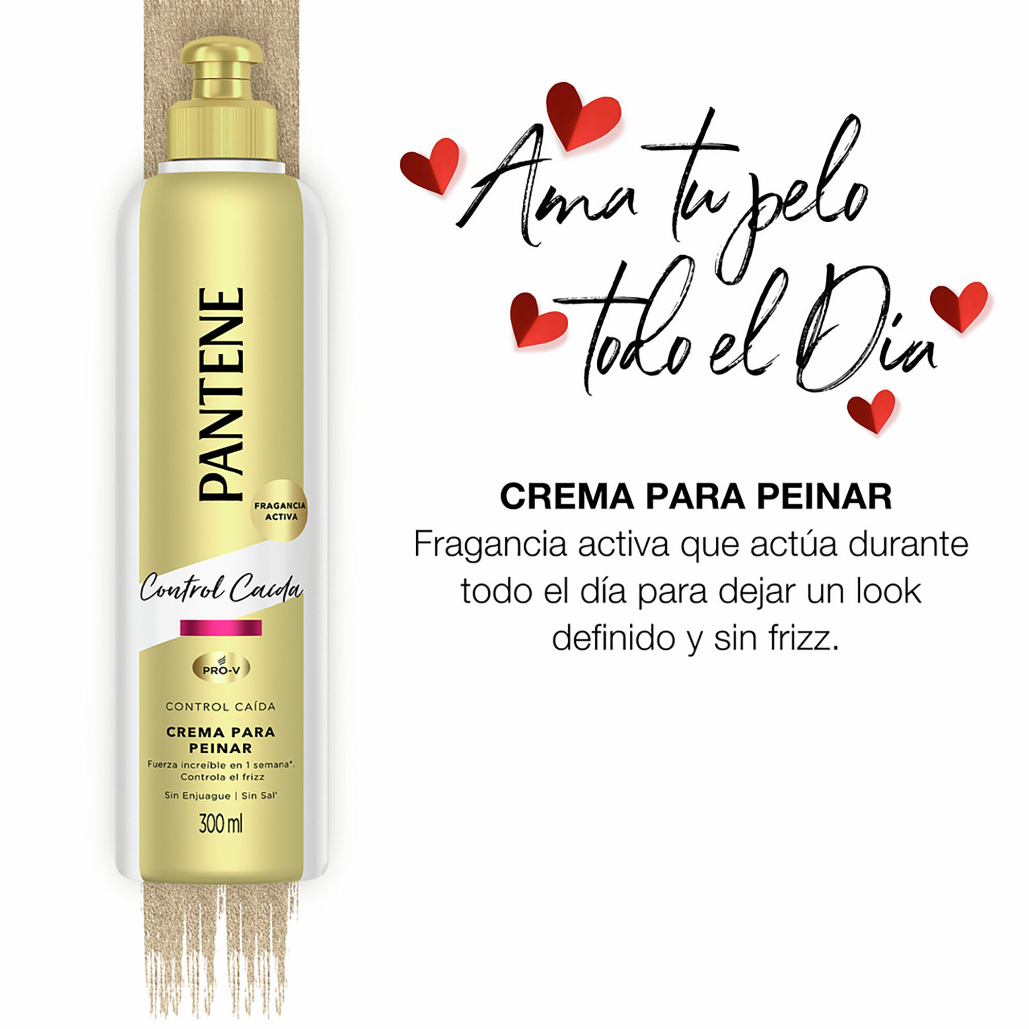 Crema Peinar Control Caida Pantene 160.0 Ml