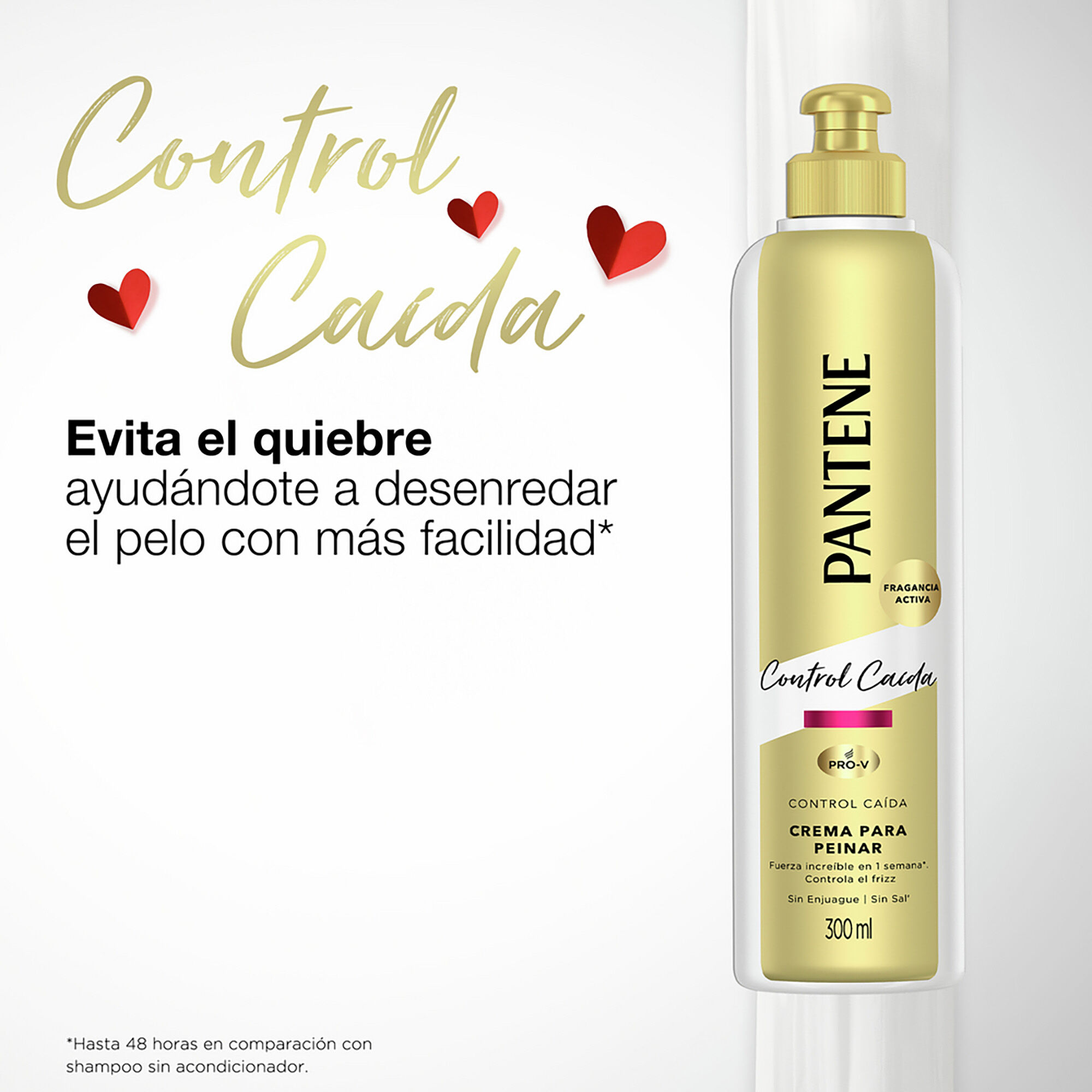 Crema Peinar Control Caida Pantene 160.0 Ml