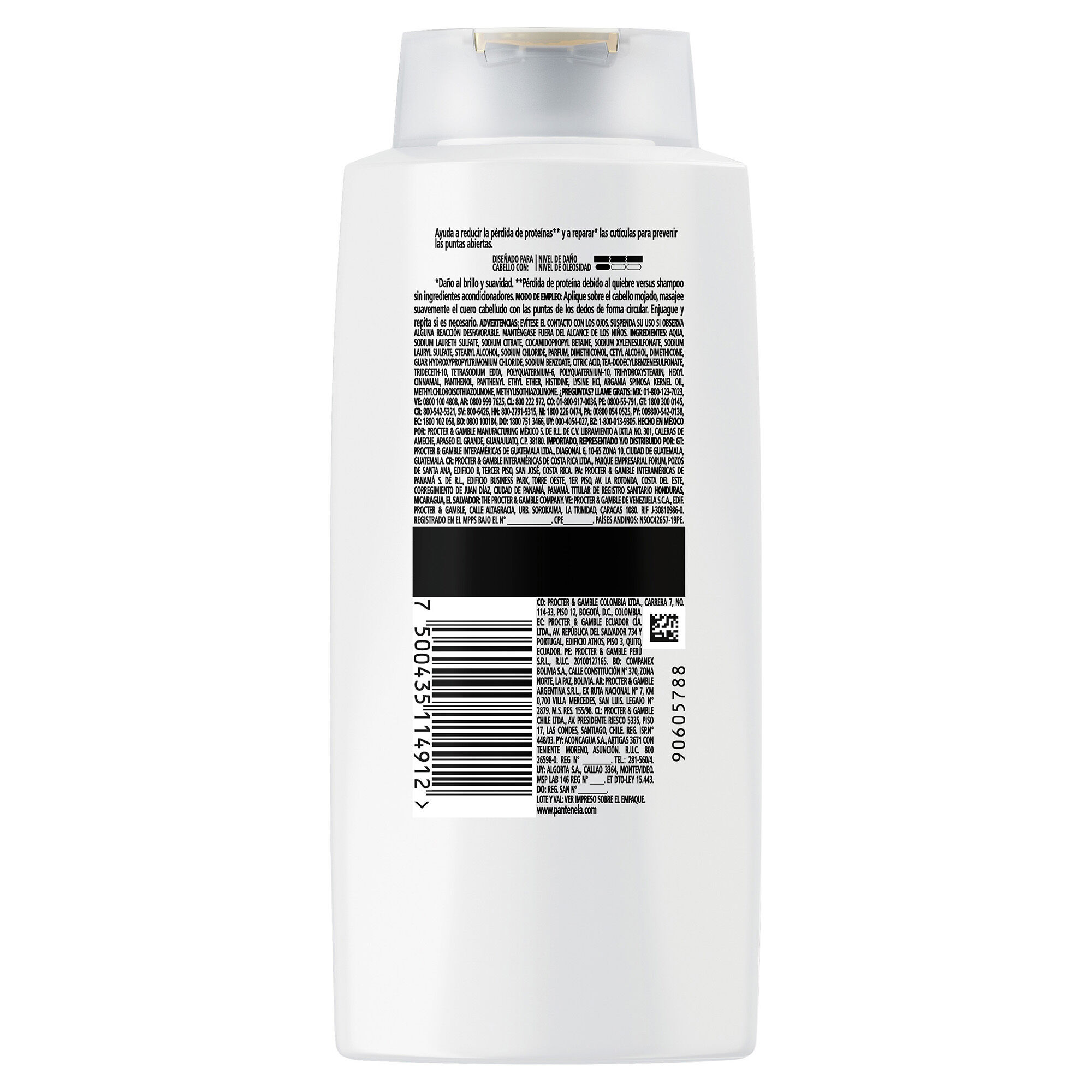 Shampoo Restauracion Pantene 700.0 Ml