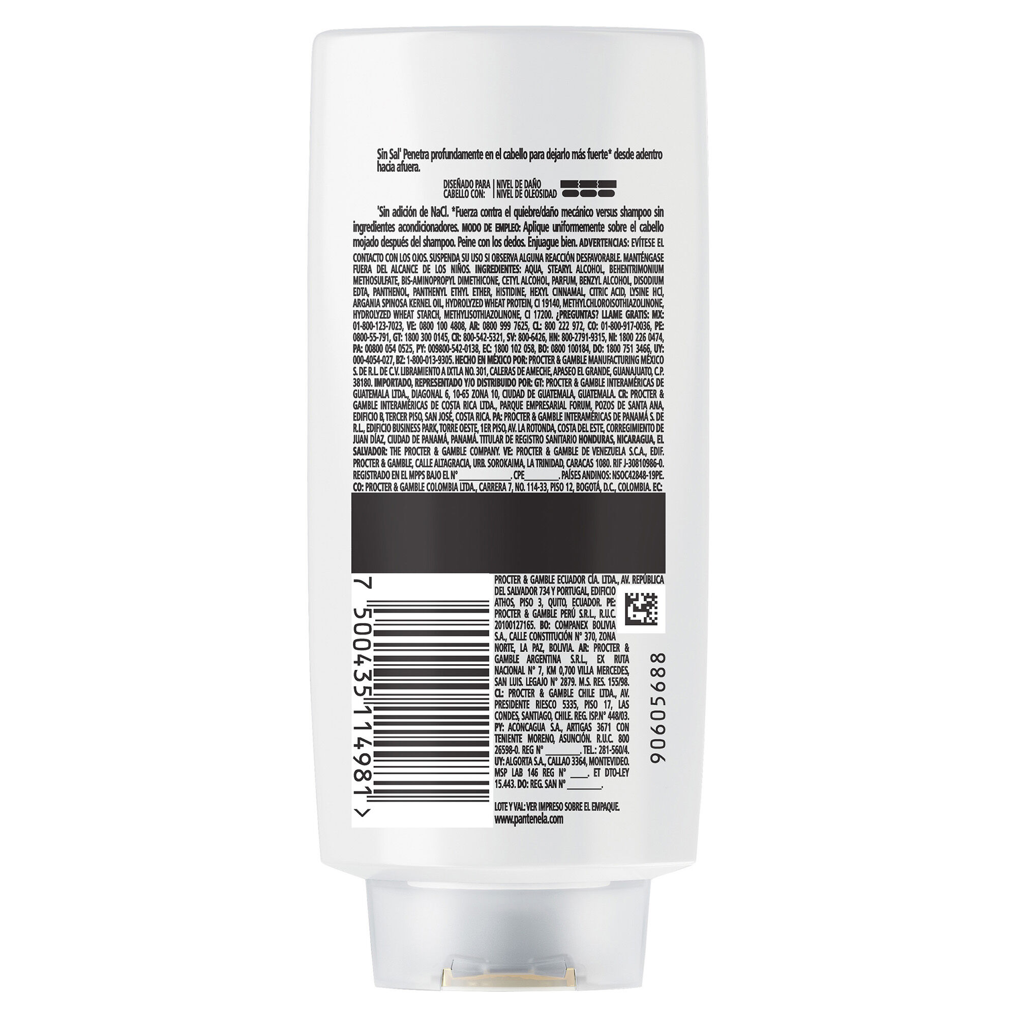 Acondicionador Fuerza Reconstructora Pantene 700.0 Ml