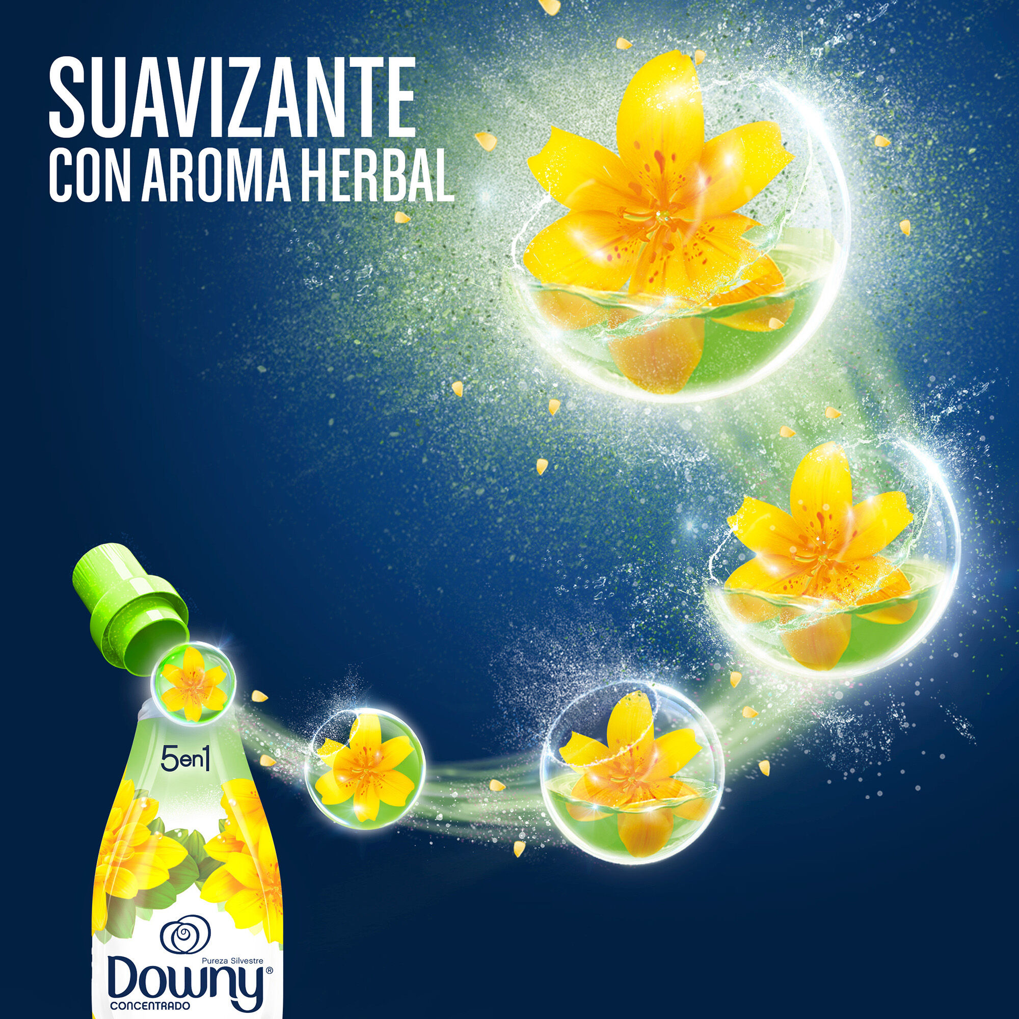 Suavizante Lib Enj Pureza Silvestre Downy 1.4 Lt