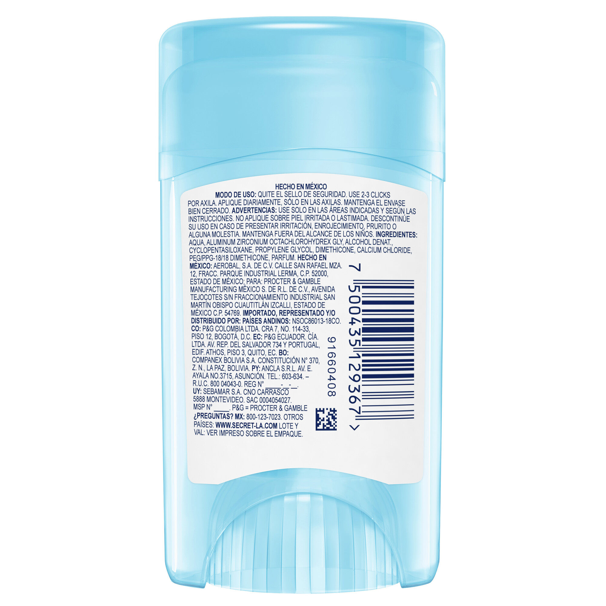 Deo Gel Ph Balanced Secret 45.0 Gr