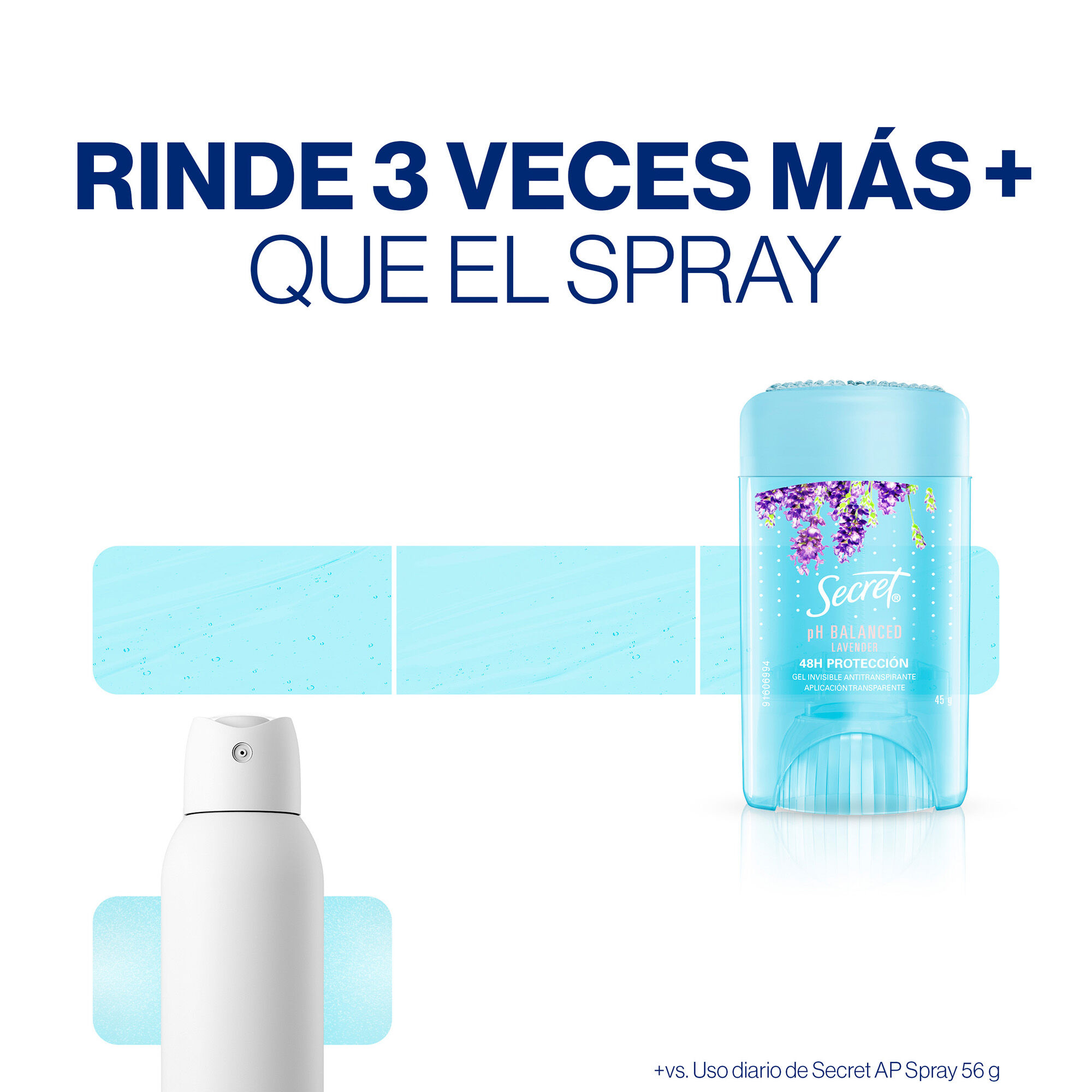 Deo Gel Ph Balanced Secret 45.0 Gr