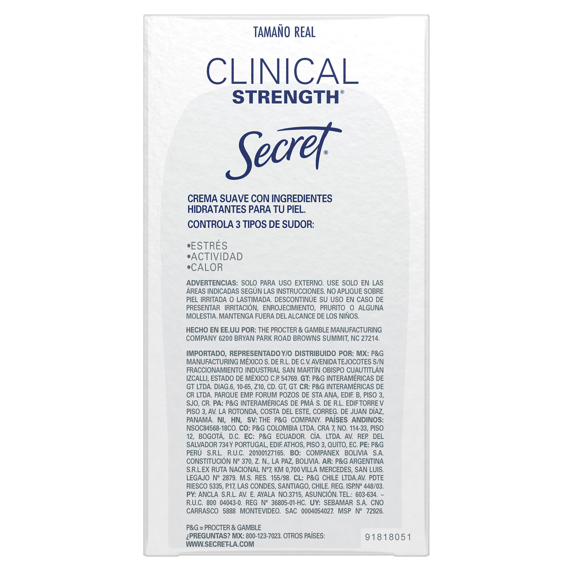 Deo Barra Clinical Powder Protect Secret 45.0 Gr