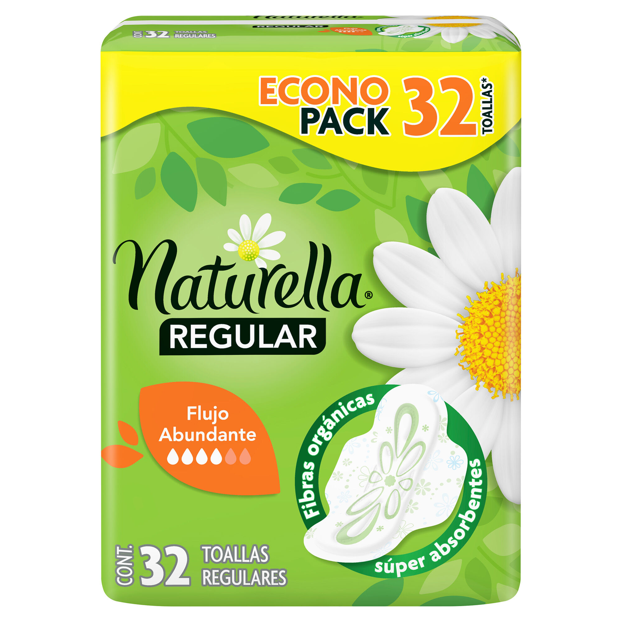 Toalla Femenina Con Alas Dia Naturella 32.0 Pza