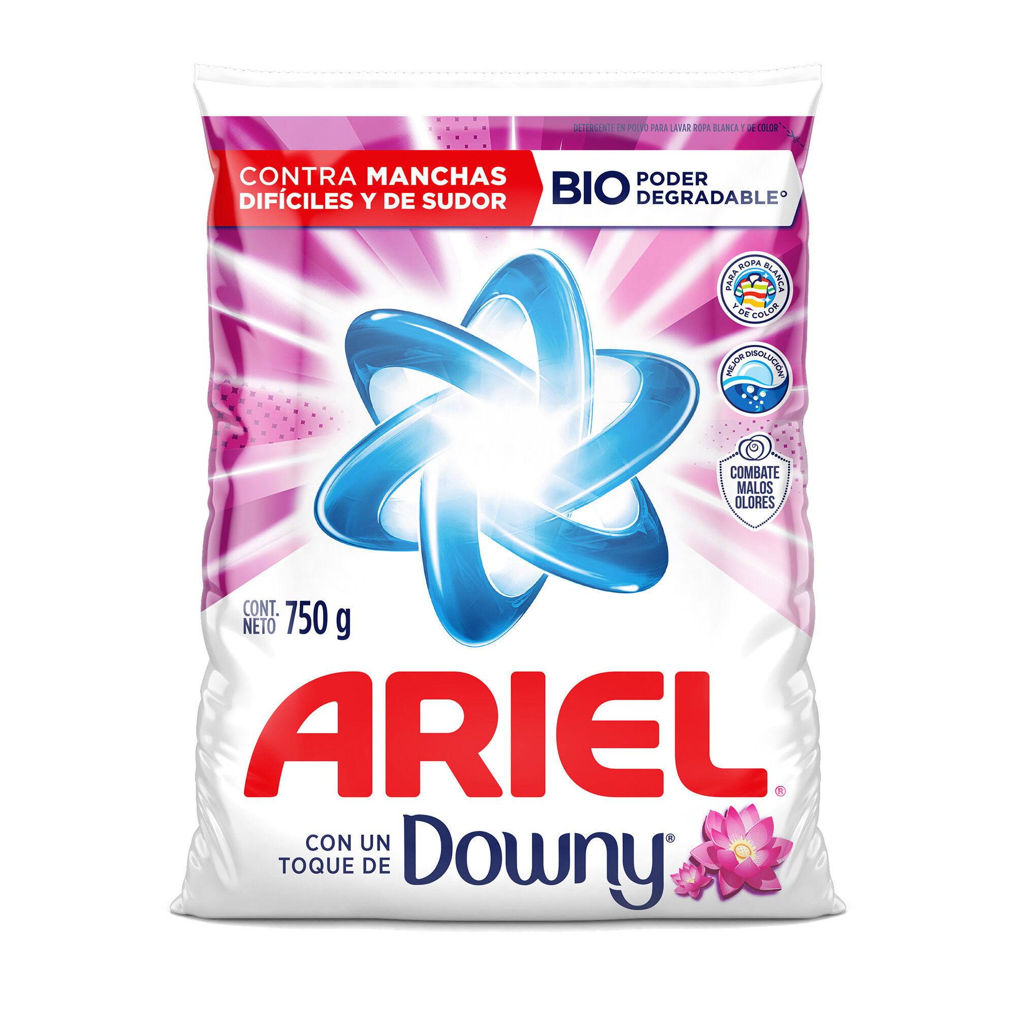 Detergente Pol Toquedowny Ariel 750gr